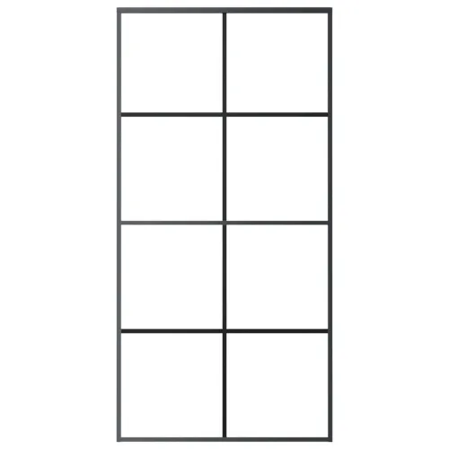 Klizna vrata s priborom 102,5x205 cm od stakla ESG i aluminija - 102.5 x 205 cm Mreže 4 x 2 Cijena