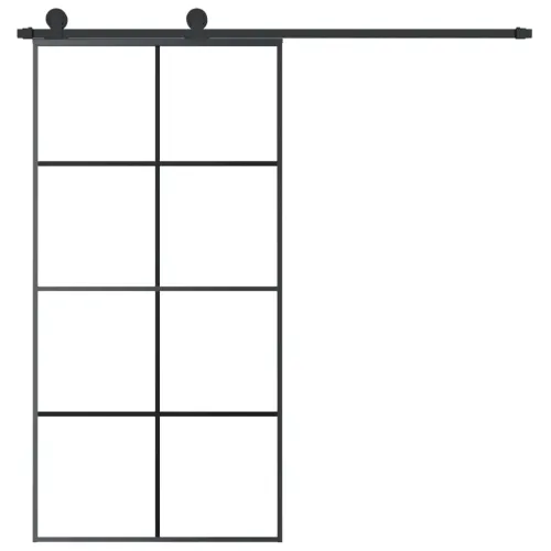 Klizna vrata s priborom 102,5x205 cm od stakla ESG i aluminija - 102.5 x 205 cm Mreže 4 x 2 Cijena