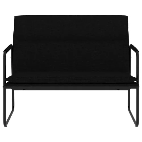 Klupa crna 100x64x80 cm od tkanine - Crna Cijena