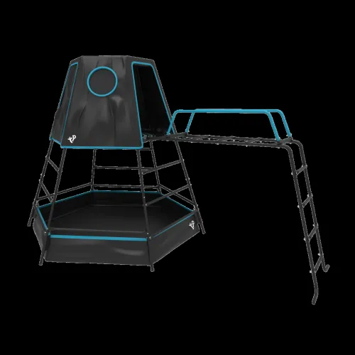 TP Toys - Crni dječji toranj za igru Play Tower Explorer, vrhunski dječji zabavni centar | BRANDED IN GREAT BRITAIN Cijena