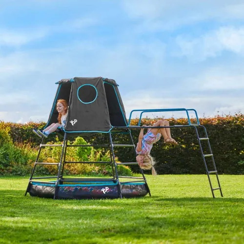 TP Toys - Crni dječji toranj za igru Play Tower Explorer, vrhunski dječji zabavni centar | BRANDED IN GREAT BRITAIN Cijena