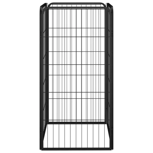 Ograda za pse sa 4 panela crna 50 x 100 cm čelik obložen prahom - 50 x 50 x 100 cm Cijena