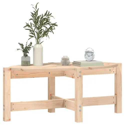 Stolić za kavu 87 x 48 x 35 cm od masivne borovine - Prirodna 87 x 48 x 35 cm 1 Cijena