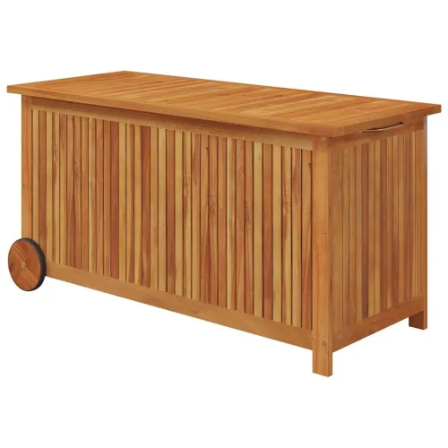 Vrtna kutija za pohranu s kotačima 113x50x58 cm od drva bagrema - 113 x 50 x 58 cm 113 x 50 x 58 cm Cijena