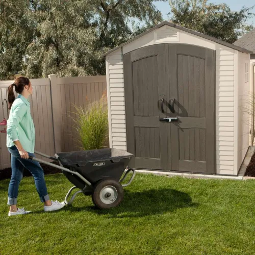 Lifetime - Plastična vrtna kućica Fox - Šupa - 4,53 m2 (215 x 214 x 228 cm) | BRANDED IN THE USA Cijena