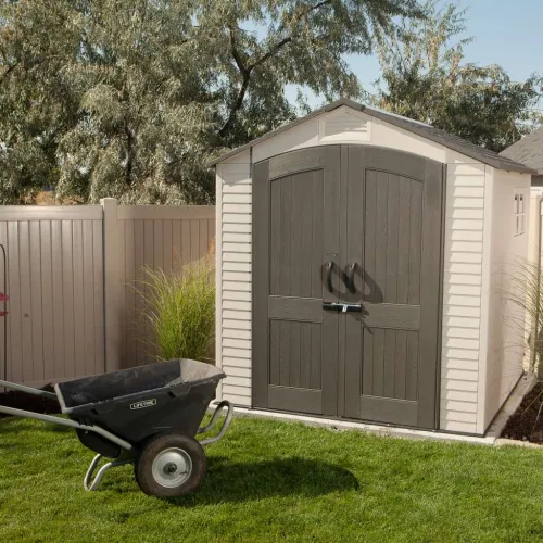 Lifetime - Plastična vrtna kućica Fox - Šupa - 4,53 m2 (215 x 214 x 228 cm) | BRANDED IN THE USA Cijena
