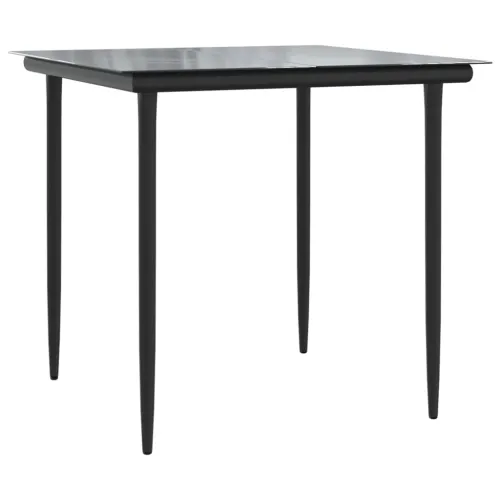 Vrtna garnitura - 5-dijelni vrtni blagovaonski set od poliratana - Smeđa Dužina stola 80 cm 4 Cijena