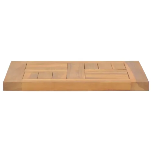 Četvrtasta stolna ploča 40 x 40 x 2,5 cm od masivne tikovine - 40 x 40 cm Četvrtasto Cijena