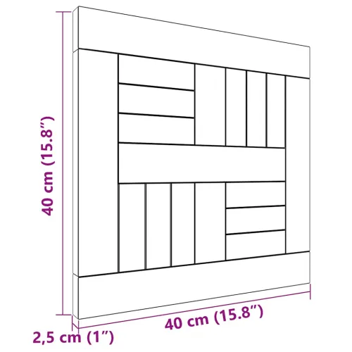 Četvrtasta stolna ploča 40 x 40 x 2,5 cm od masivne tikovine - 40 x 40 cm Četvrtasto Cijena