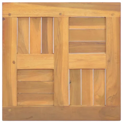 Četvrtasta stolna ploča 40 x 40 x 2,5 cm od masivne tikovine - 40 x 40 cm Četvrtasto Cijena