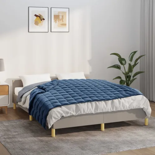 Teška deka plava 122x183 cm 5 kg od tkanine - Plava 122 x 183 cm 1 5 kg Cijena