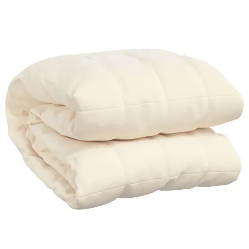Teška deka svijetla krem 220x230 cm 15 kg od tkanine - Krema 230 x 220 cm 1 15 kg Cijena
