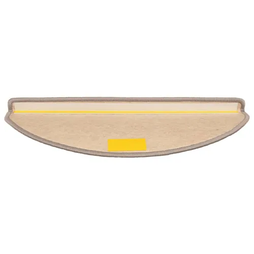 Prostirke za stepenice 15 kom 65x21x4 cm tamno bež poluokrugle velike - Tamnobež 65 x 21 x 4 cm Cijena
