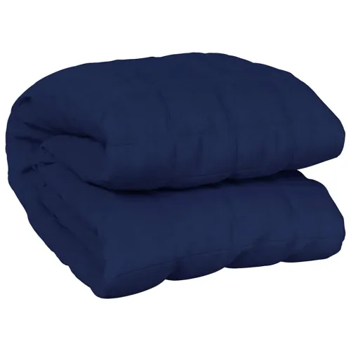 Teška deka plava 200x200 cm 13 kg od tkanine - Plava 200 x 200 cm 13 kg Cijena