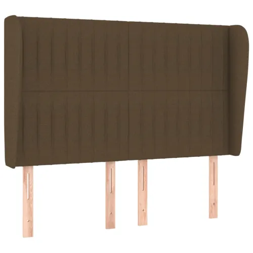 Boxspring - Krevet s oprugama i madracem tamnosmeđi 140x200 cm tkanina - Tamno smeđa 140 x 200 cm Okomite pruge Tamno smeđa Cijena
