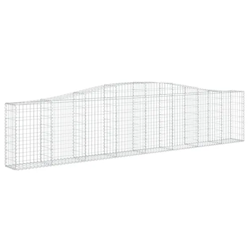 Gabion - Gabion ograde - Gabionska košara s lukom 400 x 30 x 80/100 cm pocinčano željezo - 400 x 30 x 80/100 cm 1 Cijena