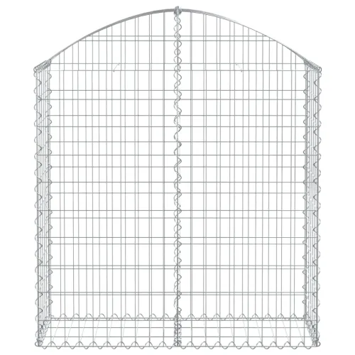 Gabion - Gabion ograde - Gabionska košara s lukom 100x30x100/120 cm pocinčano željezo - 100 x 30 x 100/120 cm Cijena