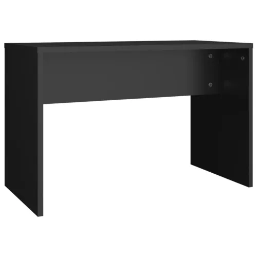 Toaletni stolac crni 70 x 35 x 45 cm od konstruiranog drva - Crna Cijena