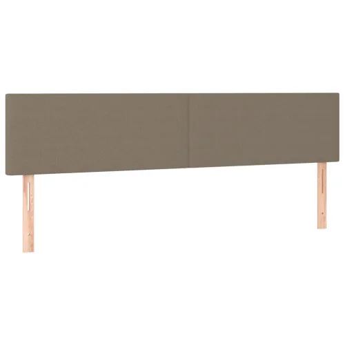 Krevet box spring s madracem LED smeđesivi 180x200 cm tkanina - Sivo-smeđa 180 x 200 cm Gladak dizajn Cijena