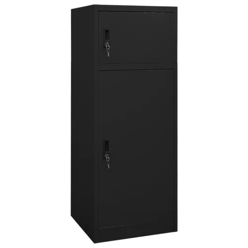 Ormarić za sedla crni 53 x 53 x 140 cm čelični - Crna 53 x 53 x 140 cm Cijena