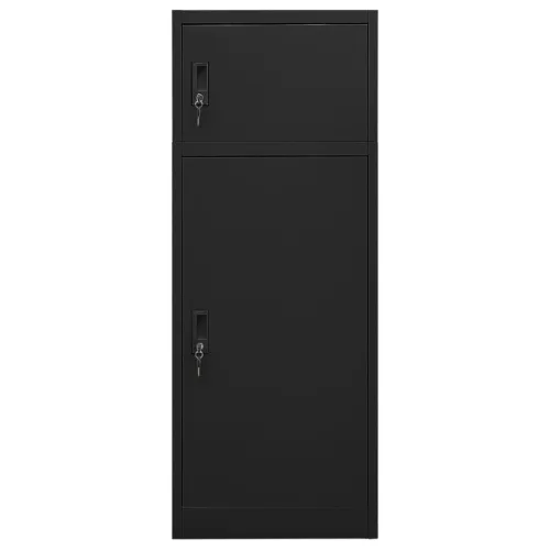 Ormarić za sedla crni 53 x 53 x 140 cm čelični - Crna 53 x 53 x 140 cm Cijena