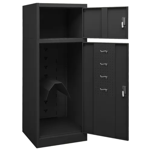 Ormarić za sedla antracit 53 x 53 x 140 cm čelični - Antracit 53 x 53 x 140 cm Cijena