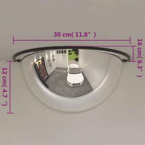 Polukupolasta prometna ogledala 2 kom Ø 30 cm akrilna - Ø 30 cm Polovica Cijena