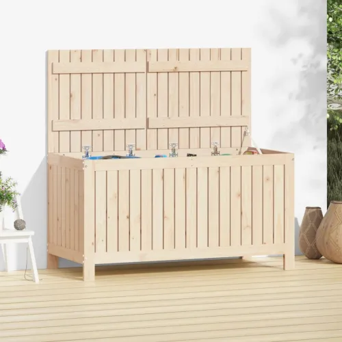 Vrtna kutija za pohranu 121x55x64 cm od masivne borovine - Prirodna boja bora 121 x 55 x 64 cm Prirodna boja bora 121 x 55 x 64  Cijena
