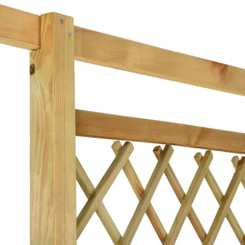 Kutna pergola s klupom 166x81x174 cm od impregnirane borovine   Cijena