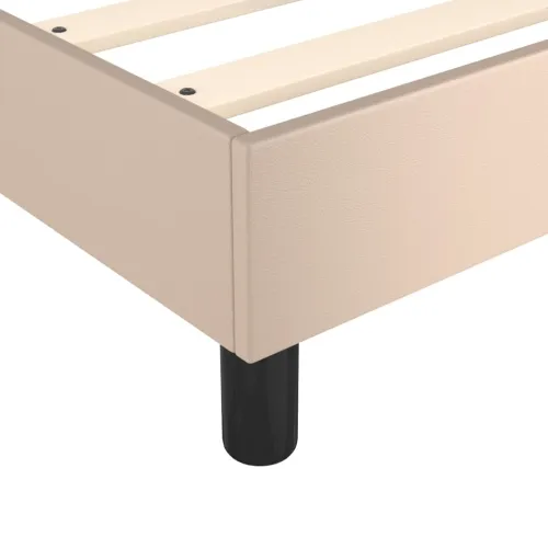 Krevet box spring s madracem cappuccino 200x200cm umjetna koža - Boja cappuccina 200 x 200 cm 35 cm Cijena