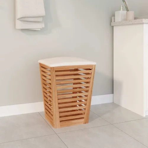 Kupaonski stolac 40,5 x 40,5 x 56 cm od masivnog drva oraha Cijena