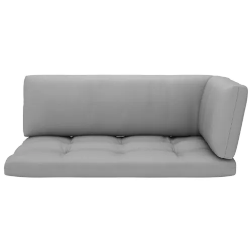 Kutna vrtna sofa od paleta od crno impregnirane borovine - Siva 1 kutna sofa Crna Cijena