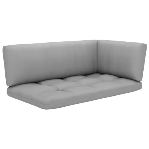 Kutna vrtna sofa od paleta od crno impregnirane borovine - Siva 1 kutna sofa Crna Cijena