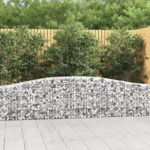 Gabion - Gabion ograde - Gabionska košara s lukom 400x30x60/80 cm pocinčano željezo - 400 x 30 x 60/80 cm 1 Cijena