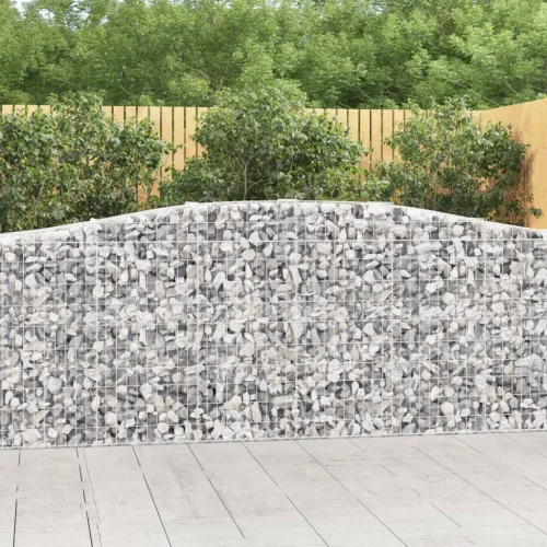 Gabion - Gabion ograde - Gabionska košara s lukom 400x50x100/120 cm pocinčano željezo - 400 x 50 x 100/120 cm 1 Cijena