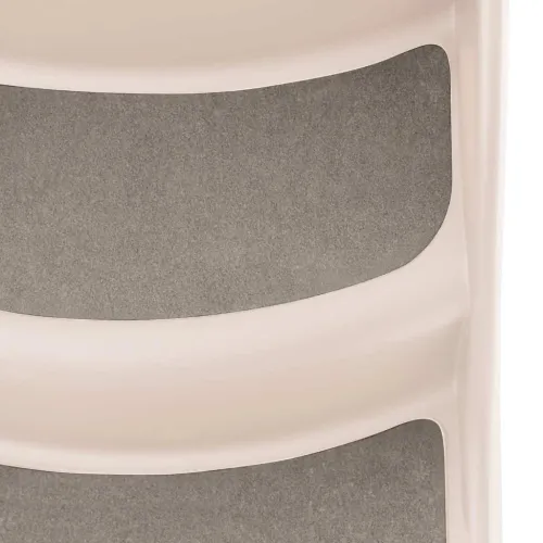 Sklopive ljestve za pse s 3 stepenice krem 50x38x38 cm plastika - Krema Krema Cijena