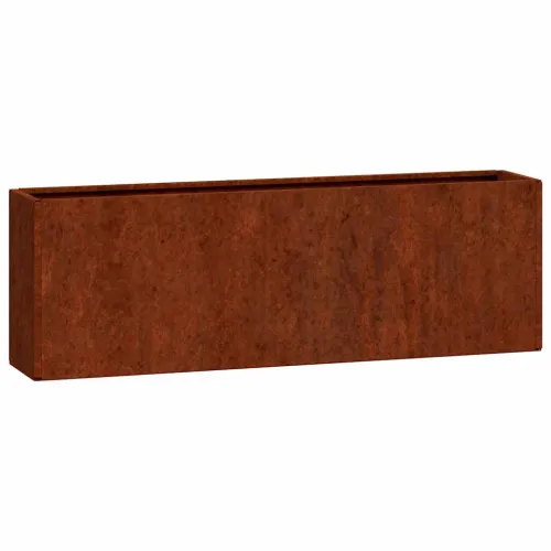 Zidne sadilice 2 kom boja hrđe od čelika COR-TEN 53x10x17 cm Cijena