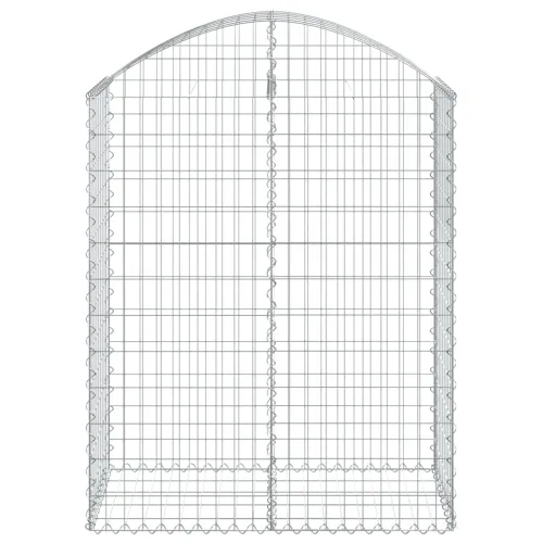 Gabion - Gabion ograde - Gabionska košara s lukom 100x50x120/140 cm pocinčano željezo - 100 x 50 x 120/140 cm Cijena