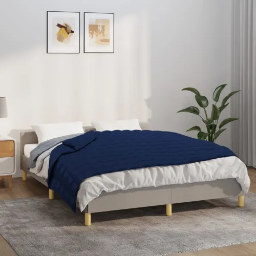 Teška deka plava 122x183 cm 9 kg od tkanine - Plava 122 x 183 cm 9 kg Cijena