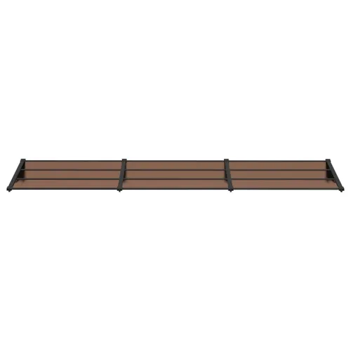 Nadstrešnica za vrata crna 358,5x90 cm polikarbonatna - 358.5 x 90 cm Cijena