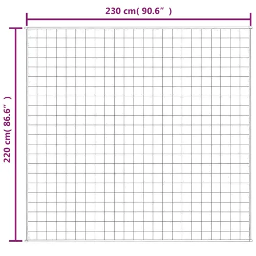 Teška deka siva 220x230 cm 11 kg od tkanine - Siva 220 x 230 cm 11 kg Cijena