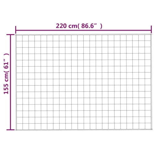 Teška deka siva 155x220 cm 11 kg od tkanine - Siva 155 x 220 cm 11 kg Cijena