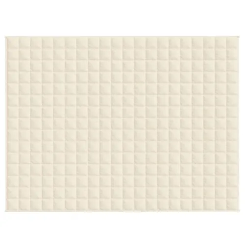 Teška deka svijetla krem 150x200 cm 7 kg od tkanine - Krema 150 x 200 cm 7 kg Cijena