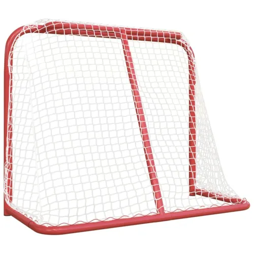 Gol za hokej crveno-bijeli 183 x 71 x 122 cm od poliestera - 183 x 71 x 122 cm Cijena