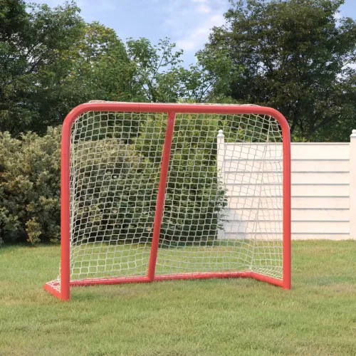 Gol za hokej crveno-bijeli 183 x 71 x 122 cm od poliestera - 183 x 71 x 122 cm Cijena