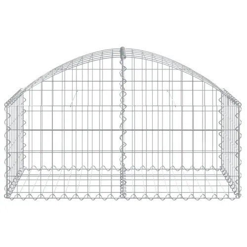 Gabion - Gabion ograde - Gabionska košara s lukom 100x50x40/60 cm pocinčano željezo - 100 x 50 x 40/60 cm Cijena