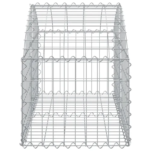 Gabion - Gabion ograde - Gabionska košara s lukom 100x50x40/60 cm pocinčano željezo - 100 x 50 x 40/60 cm Cijena