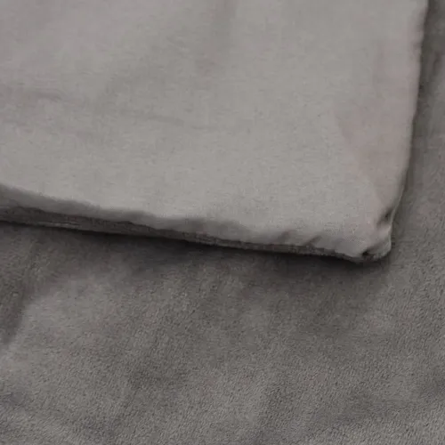 Teška deka s navlakom siva 200 x 230 cm 13 kg od tkanine - 200 x 230 cm 13 kg Siva Cijena