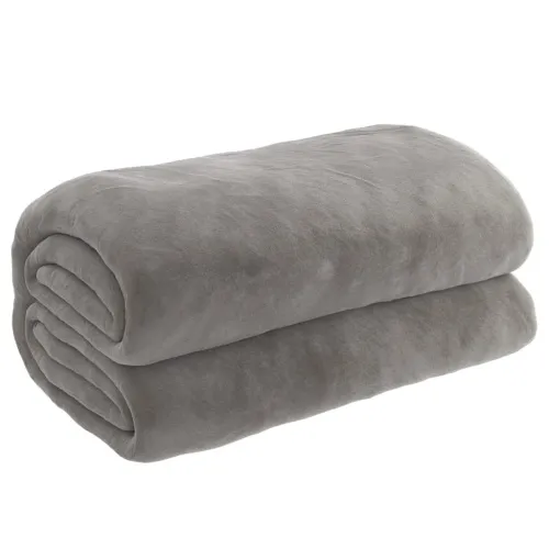 Teška deka s navlakom siva 200 x 230 cm 13 kg od tkanine - 200 x 230 cm 13 kg Siva Cijena