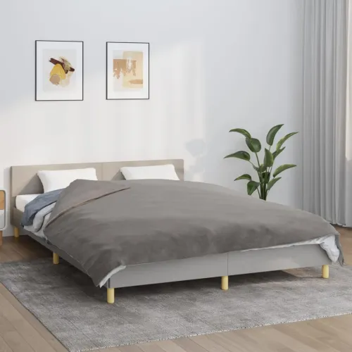 Teška deka s navlakom siva 200 x 230 cm 13 kg od tkanine - 200 x 230 cm 13 kg Siva Cijena